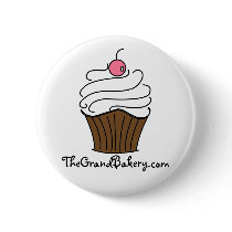 Cupcake Button by thegrandbakery Cupcake Button