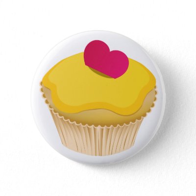 Cupcake Pinback Buttons