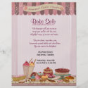 Cupcake, Cakes and Treats Bake Sale Flyer