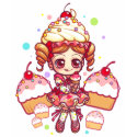 Cupcake-chan Dark Shirt by celesse Cupcake-chan Dark Shirt