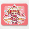 Cupcake-chan Mousepad by celesse Cupcake-chan Mousepad