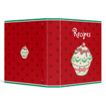 Cupcake Christmas Recipes Binder