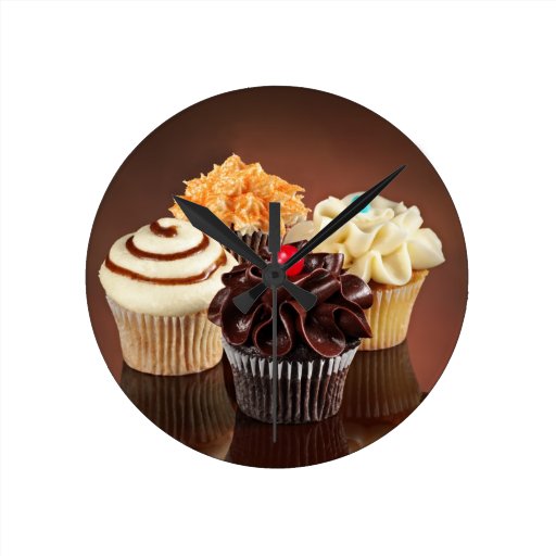cupcake clock Zazzle