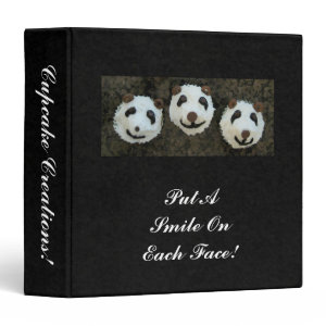 Cupcake Creations Binder binder