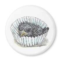 Cupcake Crow magnets by MJLemieurDesigns Cupcake Crow magnets
