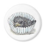 Cupcake Crow magnets