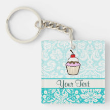 Cupcake; cute acrylic keychains