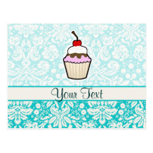 Cupcake; cute post card