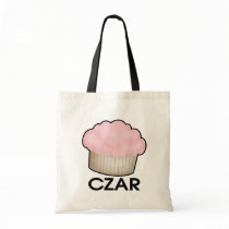 Cupcake Czar Canvas Bag