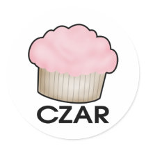 Cupcake Czar Sticker