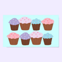 Cupcake Delight with Pink Border posters