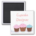 Cupcake Designer magnet