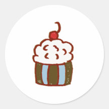 Cupcake Dessert Stickers
