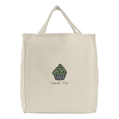 cupcake diva leopard print cupcake design bag Zazzle_embroideredbag