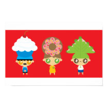 Cupcake,Donut and Mochi posters by missjellypus Cupcake,Donut and Mochi posters