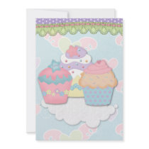 Cupcake Dreams Custom Invitation