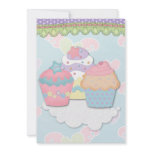 Cupcake Dreams Custom Invitation