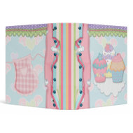 Cupcake Dreams Recipe Notebook binder