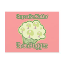 Cupcake Eating Tree Hugger postcards by cupcakewear Cupcake Eating Tree Hugger postcards