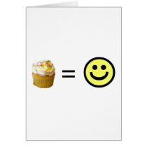 Cupcake Equals Happiness cards by original_designs Cupcake Equals Happiness cards
