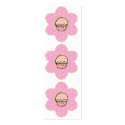 Cupcake Flower Bookmark business cards