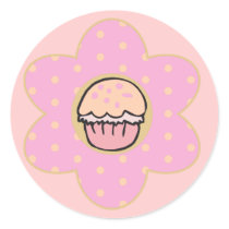 Cupcake Flower stickers by cupcakewear Cupcake Flower stickers