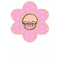 Cupcake Flower t-shirts