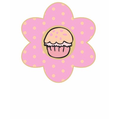 Cupcake Flower Tee Shirt by cupcakewear