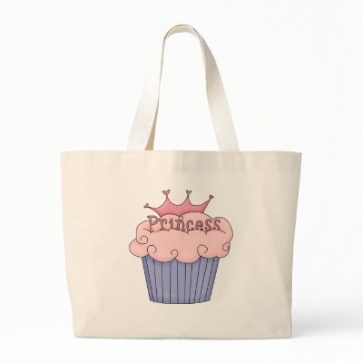 Cupcake For A Princess Tote Bags by claudiascorner