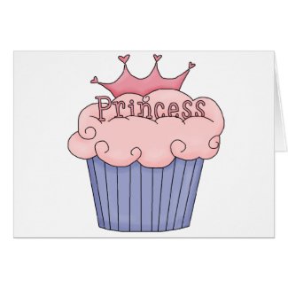 Cupcake For A Princess Card