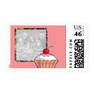cupcake frame stamp