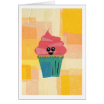 Cupcake greeting card cards