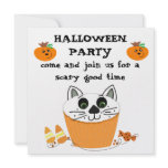 Cupcake Halloween Party Invitation