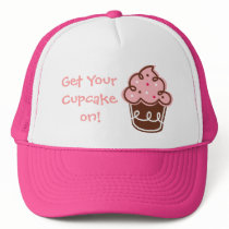 cupcake hat cute fun sweet pink girly bright yummy