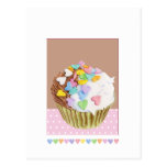 Cupcake Hearts Postcard