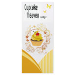 "Cupcake Heaven" - Chic Pastry Dessert Menu rack cards