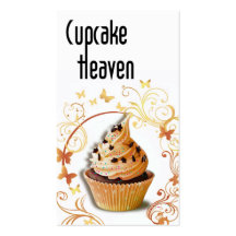 "Cupcake Heaven" - Confections Desserts Pastries Business Card