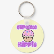 Cupcake Hippie keychains by cupcakewear Cupcake Hippie keychains