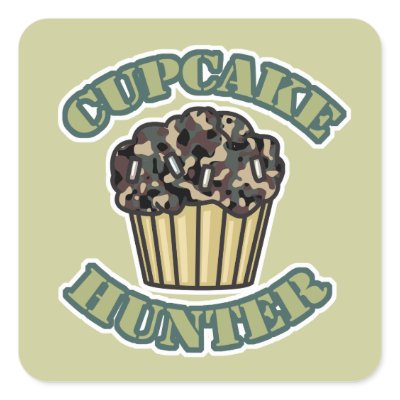 Cupcake Hunter Stickers Zazzle_sticker Cupcake Hunter Stickers Zazzle_sticker
