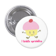 cupcake, I tinkle sprinkles Button
