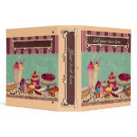 Cupcake & Ice Cream Binder Notebook