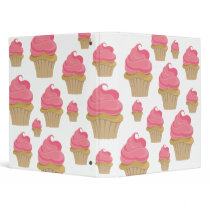 Cupcake Illustrated Binder