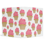 Cupcake Illustrated Binder