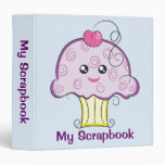 Cupcake Kawaii Scrapbook Vinyl Binders