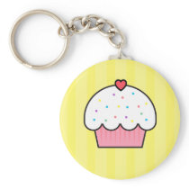Cupcake Keychain