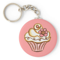 Cupcake Keychain