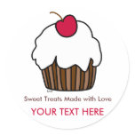 Cupcake Label Sticker