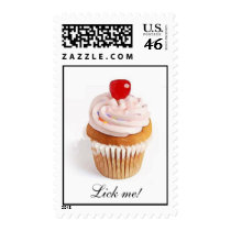 Cupcake Lick me! Postage Stamp.