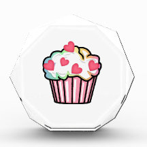 Cupcake Love Acrylic Award