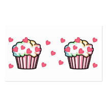Cupcake Love Business Card Template